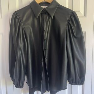 Zara super cute faux leather Jacket - sz M